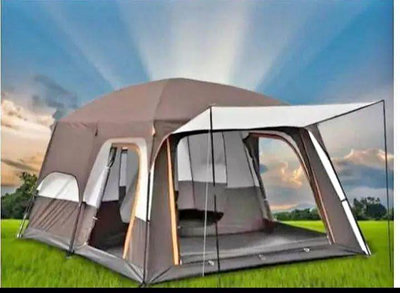 Camping tents and chairs