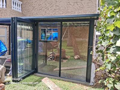 Pergola and outside sheds