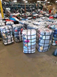 Second hand clothing bales